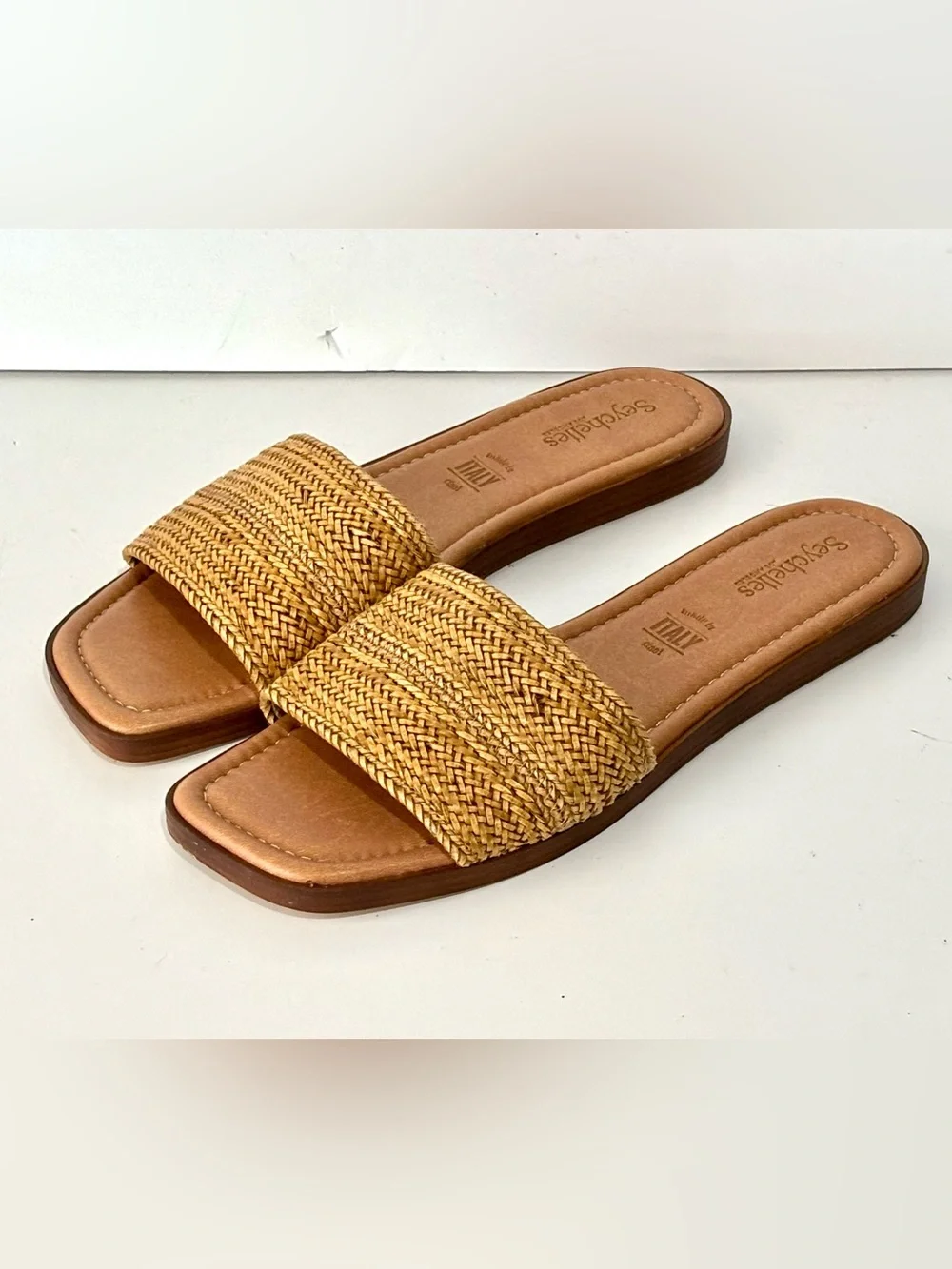 Seychelles Palms Perfection Slide Sandal Size 10